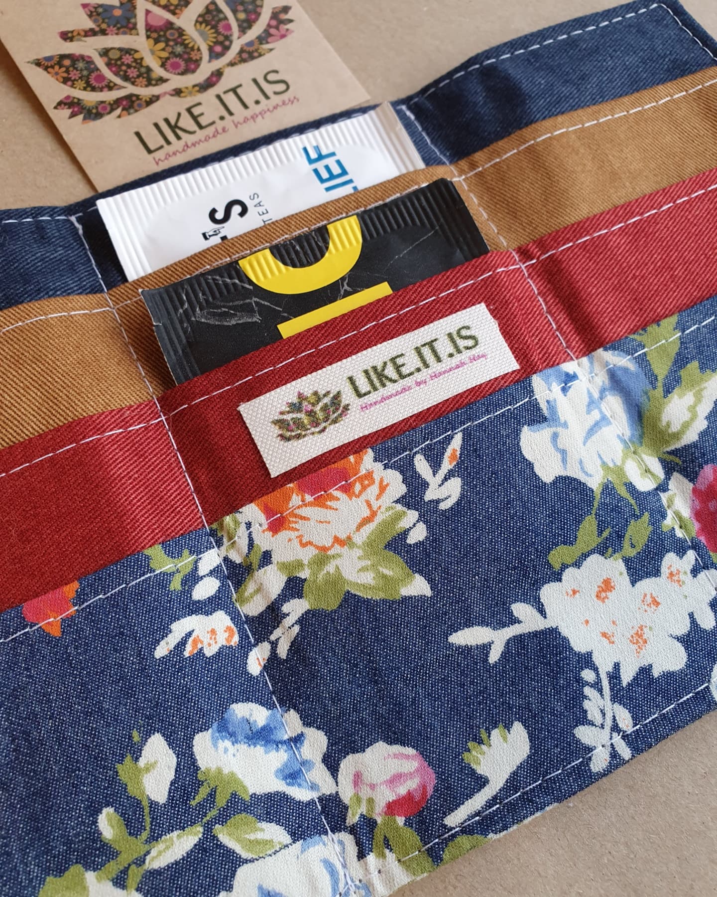 Teabag Traveller - denim rose